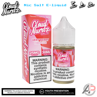Cloud Nurdz Very Berry Hibiscus E-Liquid 100mL