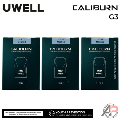 Uwell Caliburn G3 Replacement Pods 4 Pack