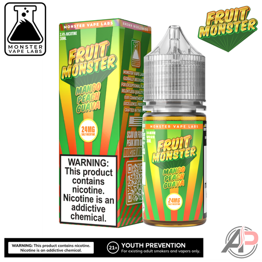 Mango Peach Guava E-Liquid By Fruit Monster Vape Labs 100mL
