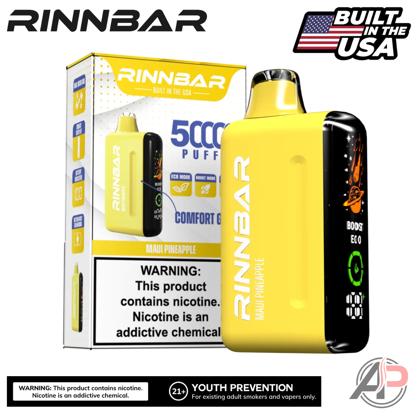 Rinnbar 50000 Puffs Disposable Vape Device