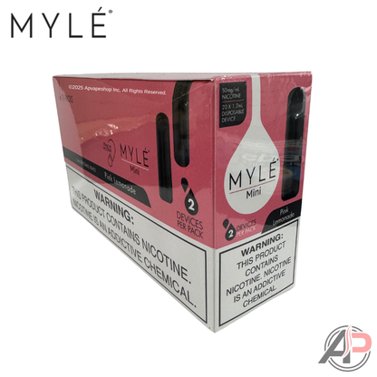 Myle Mini Disposable Vape Device Wholesale Box Pink Lemonade