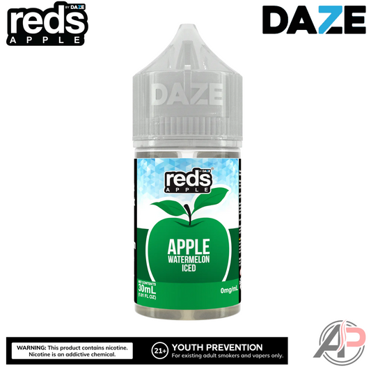 7 Daze Reds Apple Watermelon Iced E-Liquid 100mL