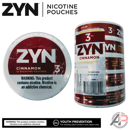 Zyn Nicotine Pouches Cinnamon 3mg