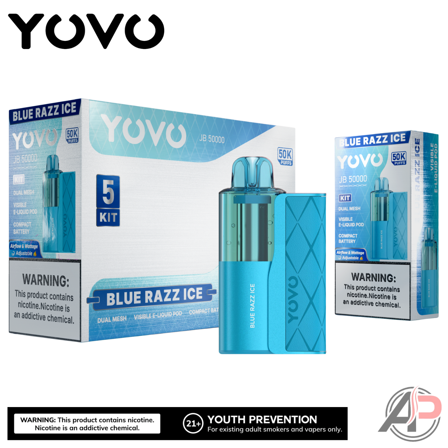 Yovo JB50000 Puffs Disposable Vape Device Kit
