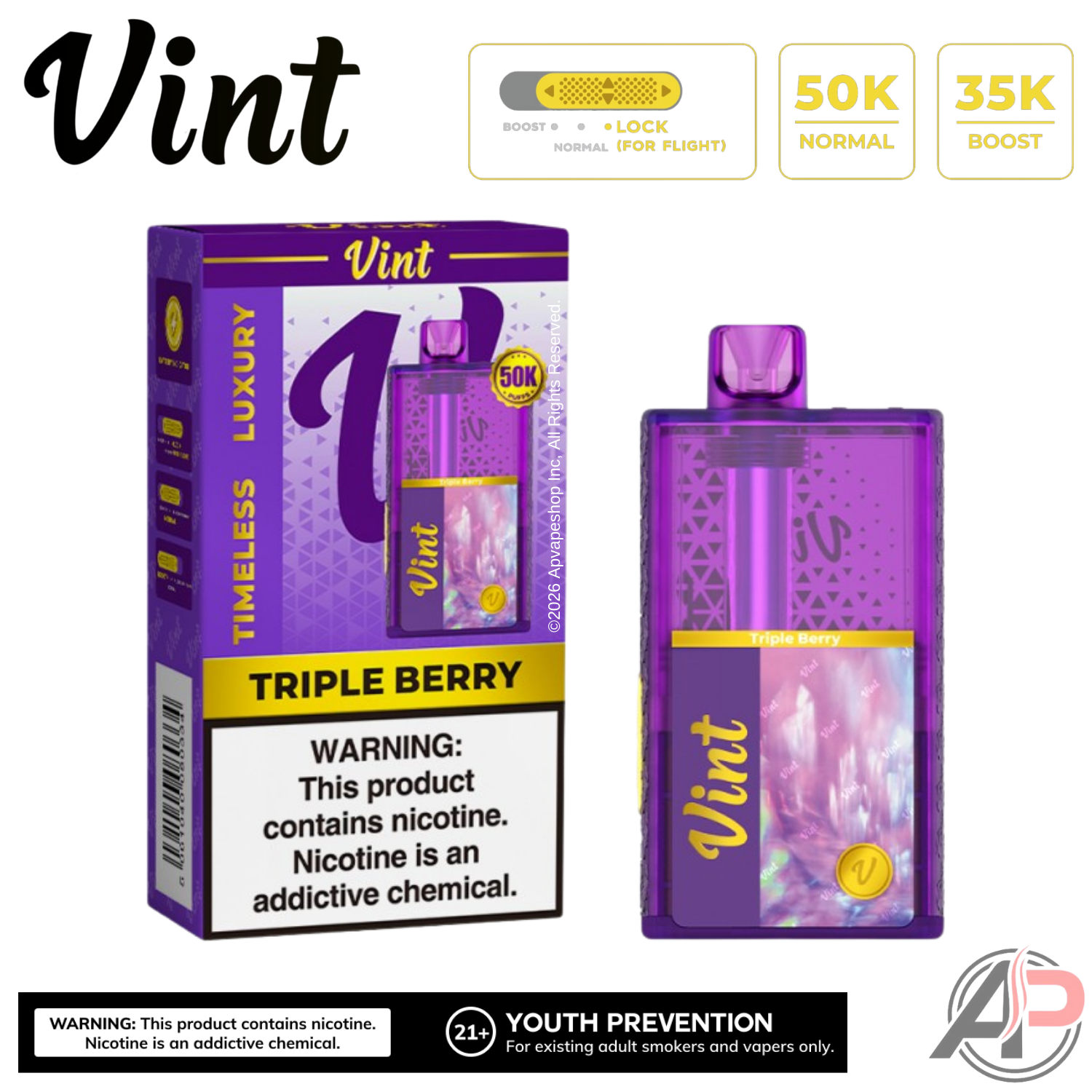 Vint 50000 Puffs Disposable Vape Device