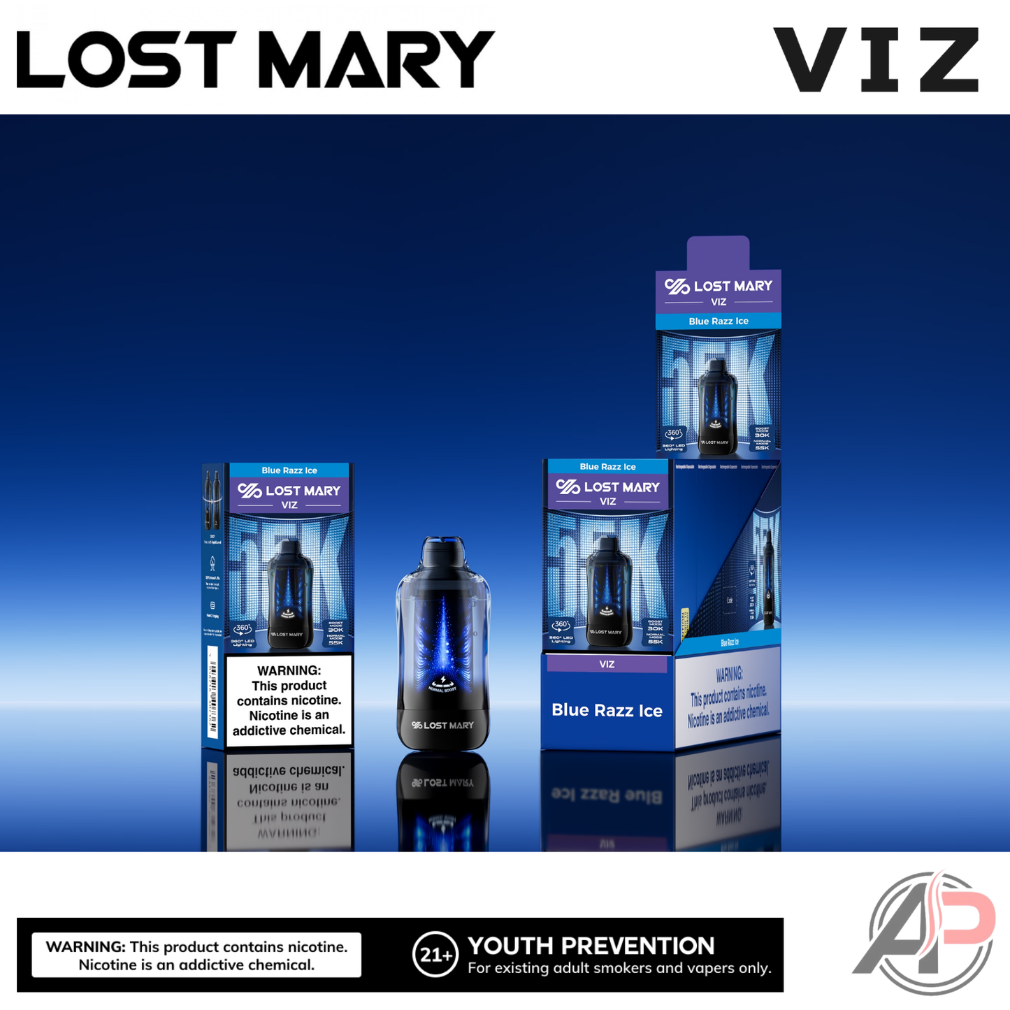 Lost Mary Viz 55,000 Puffs Disposable Vape Device