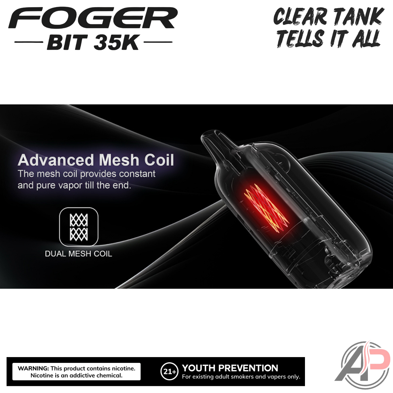 Foger Bit 35k Puffs Disposable Vape Device