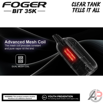 Foger Bit 35k Puffs Disposable Vape Device