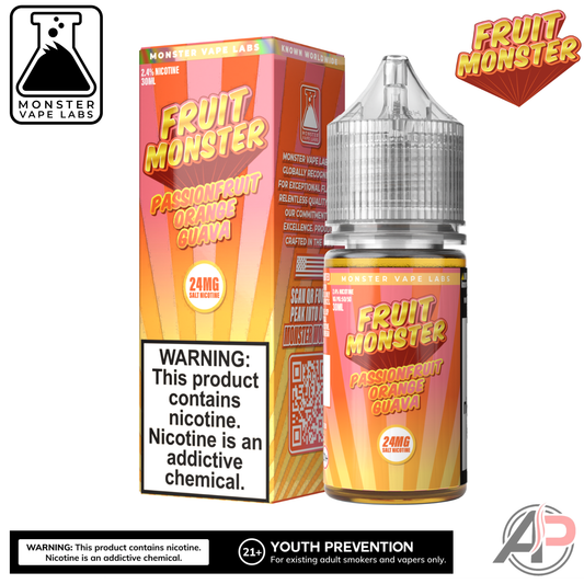 Passionfruit Orange Guava E-Liquid By Fruit Monster Vape Labs 100mL