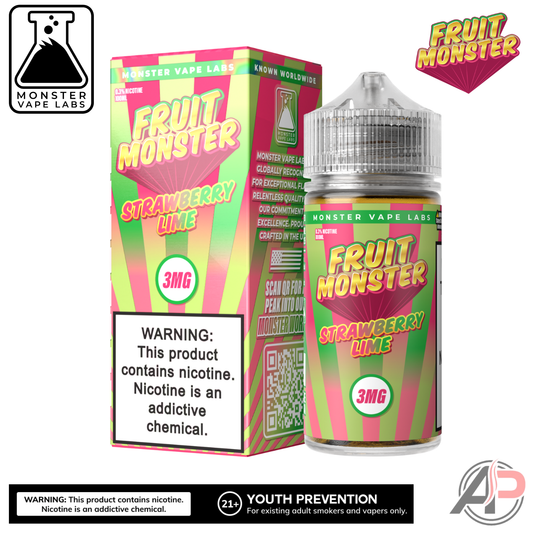 Strawberry Lime E-Liquid By Fruit Monster Vape Labs 100mL