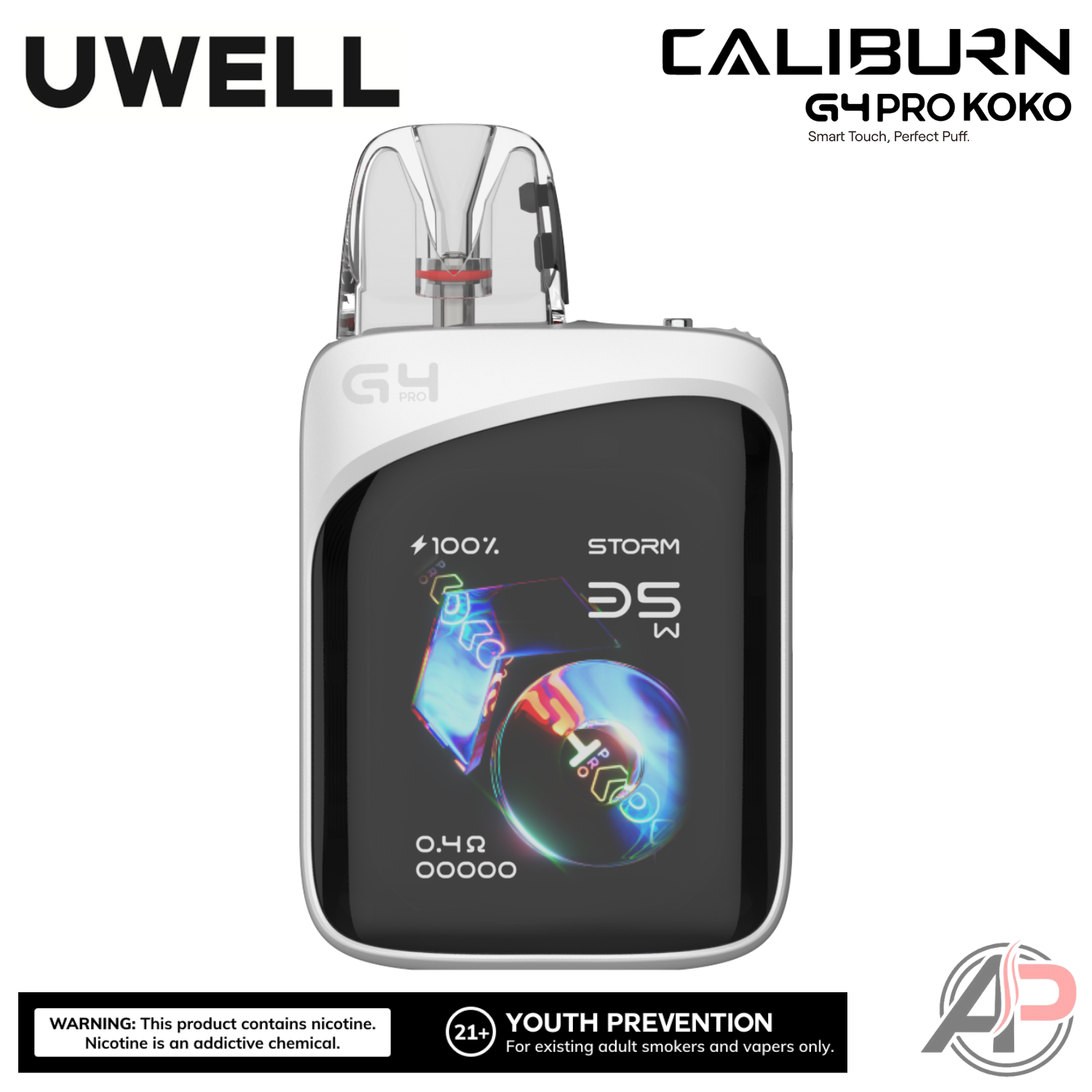 Uwell Caliburn G4 Pro Koko 35W Pod System Starter Kit Device Apvs Uwell Caliburn G4 Pro Koko 35W Pod System Starter Kit Device Apvs