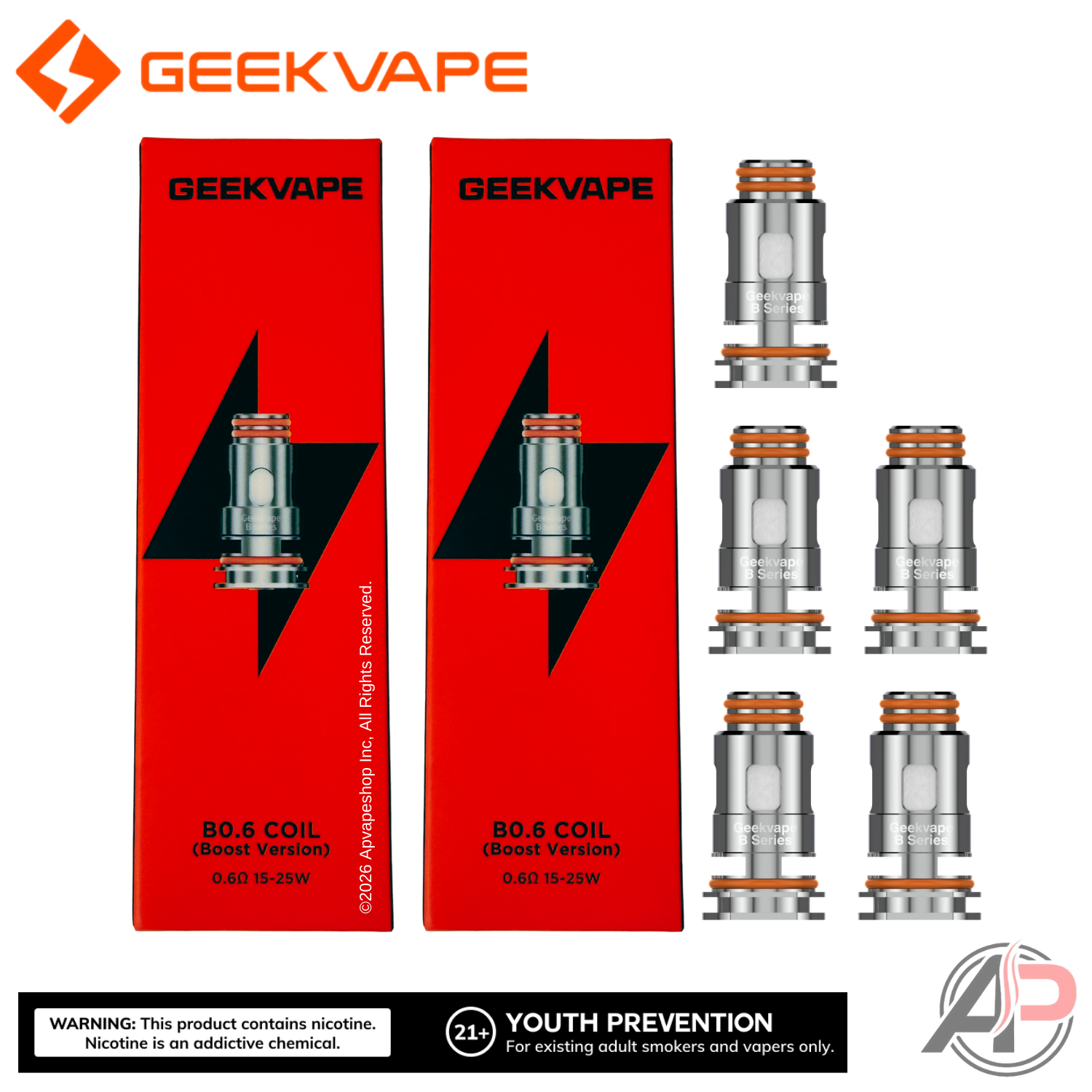 Geek Vape B Replacement Coils 5 Pack Apvs Geek Vape B Replacement Coils 5 Pack Apvs