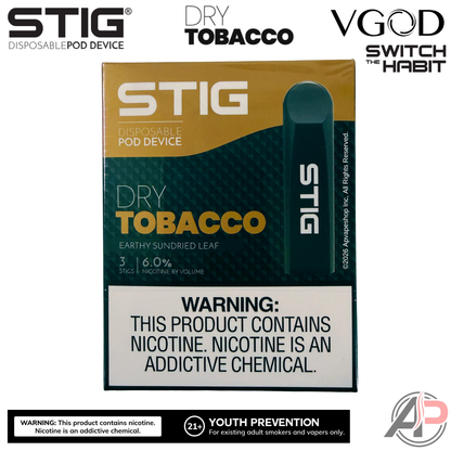 Vgod Stig Disposable Vape Device 3 Pack