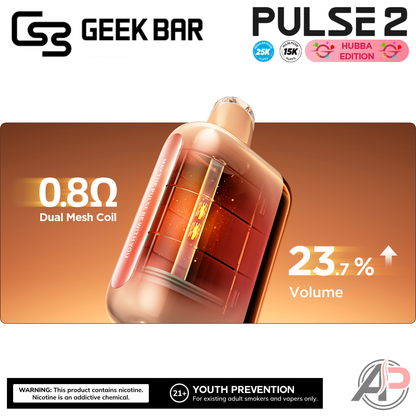 Geek Bar Pulse 2 25,000 Puffs Disposable Vape Device