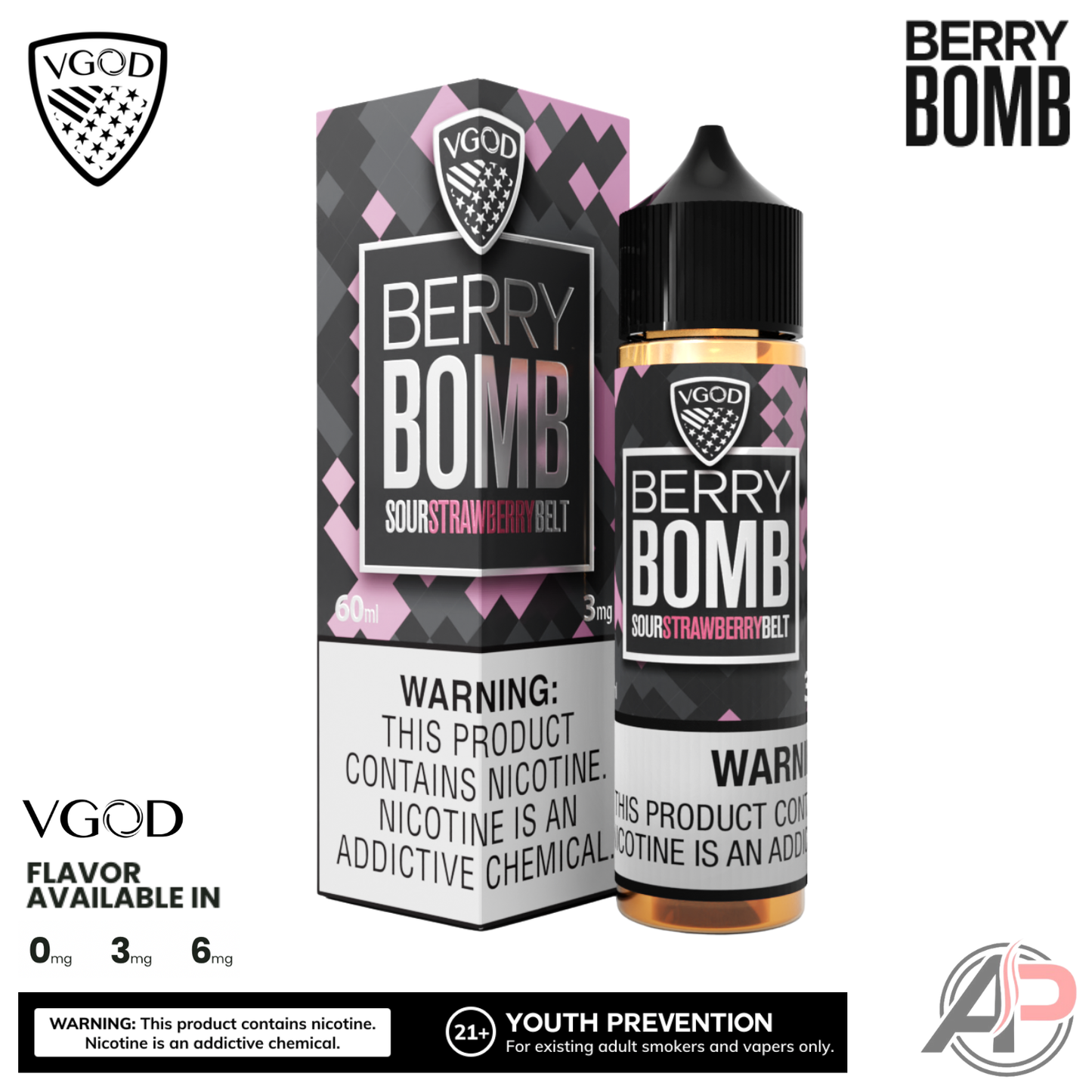 Vgod Berry Bomb E-Liquid 60mL