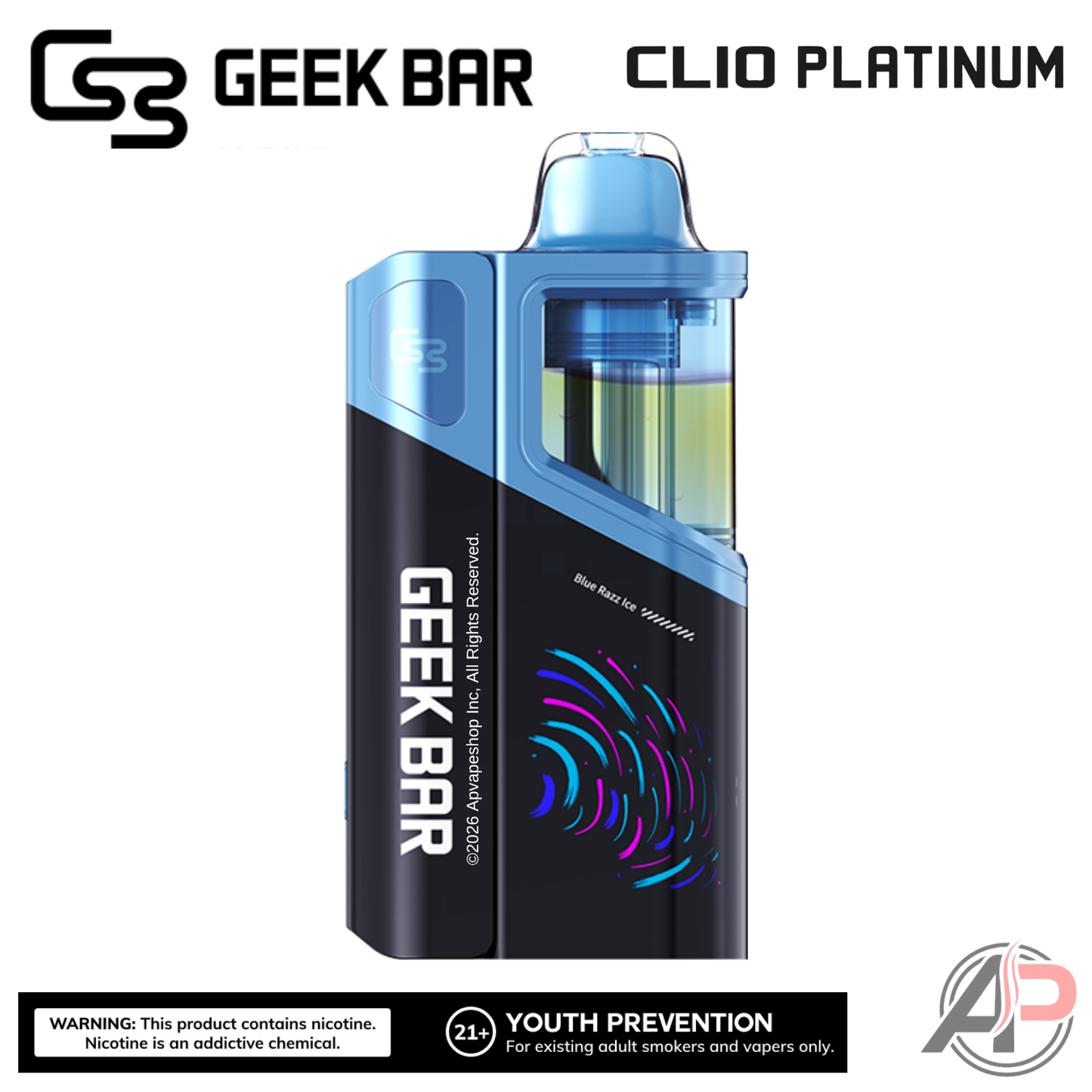 Geek Bar Clio Platinum 50,000 Puffs Disposable Vape Device Kit