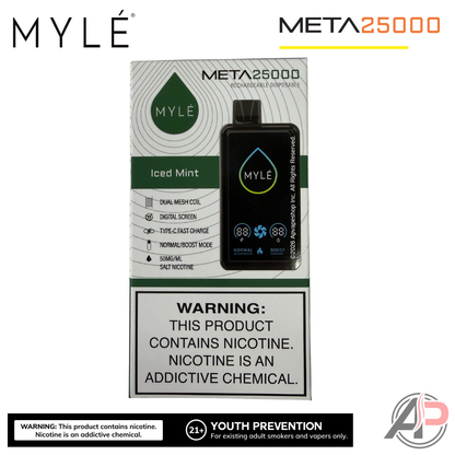 Myle Meta 25000 Puffs Disposable Vape Device
