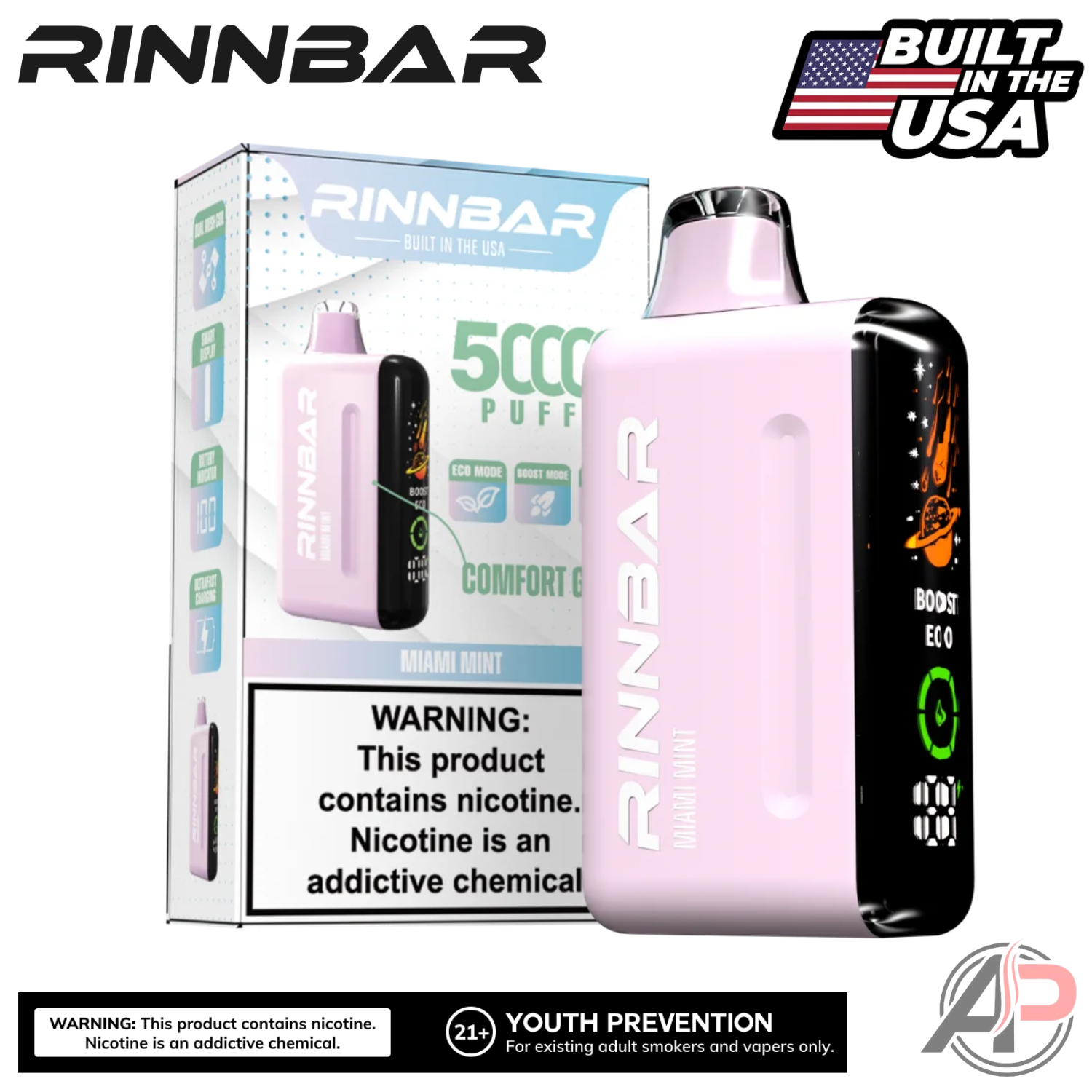 Rinnbar 50000 Puffs Disposable Vape Device