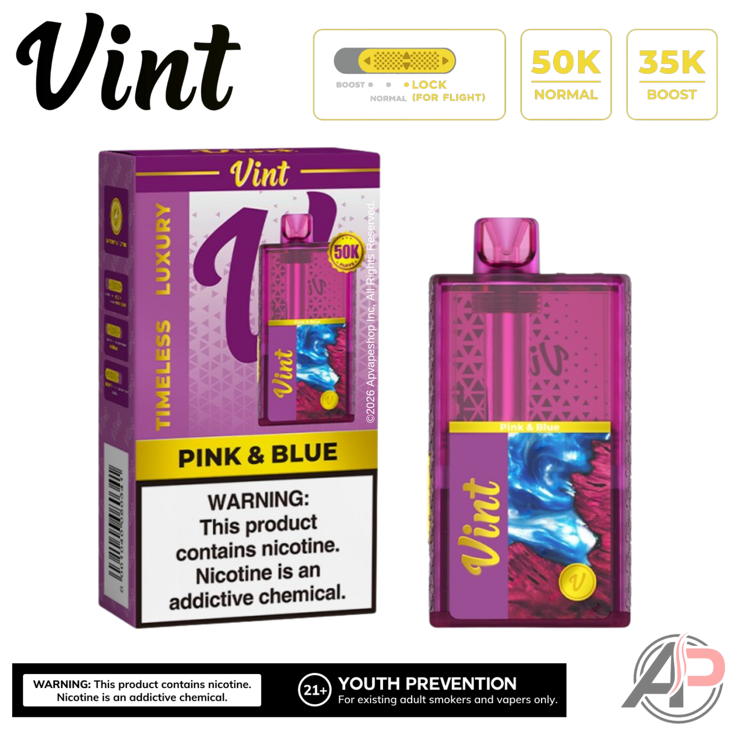 Vint 50000 Puffs Disposable Vape Device Apvs Vint 50000 Puffs Disposable Vape Device Apvs