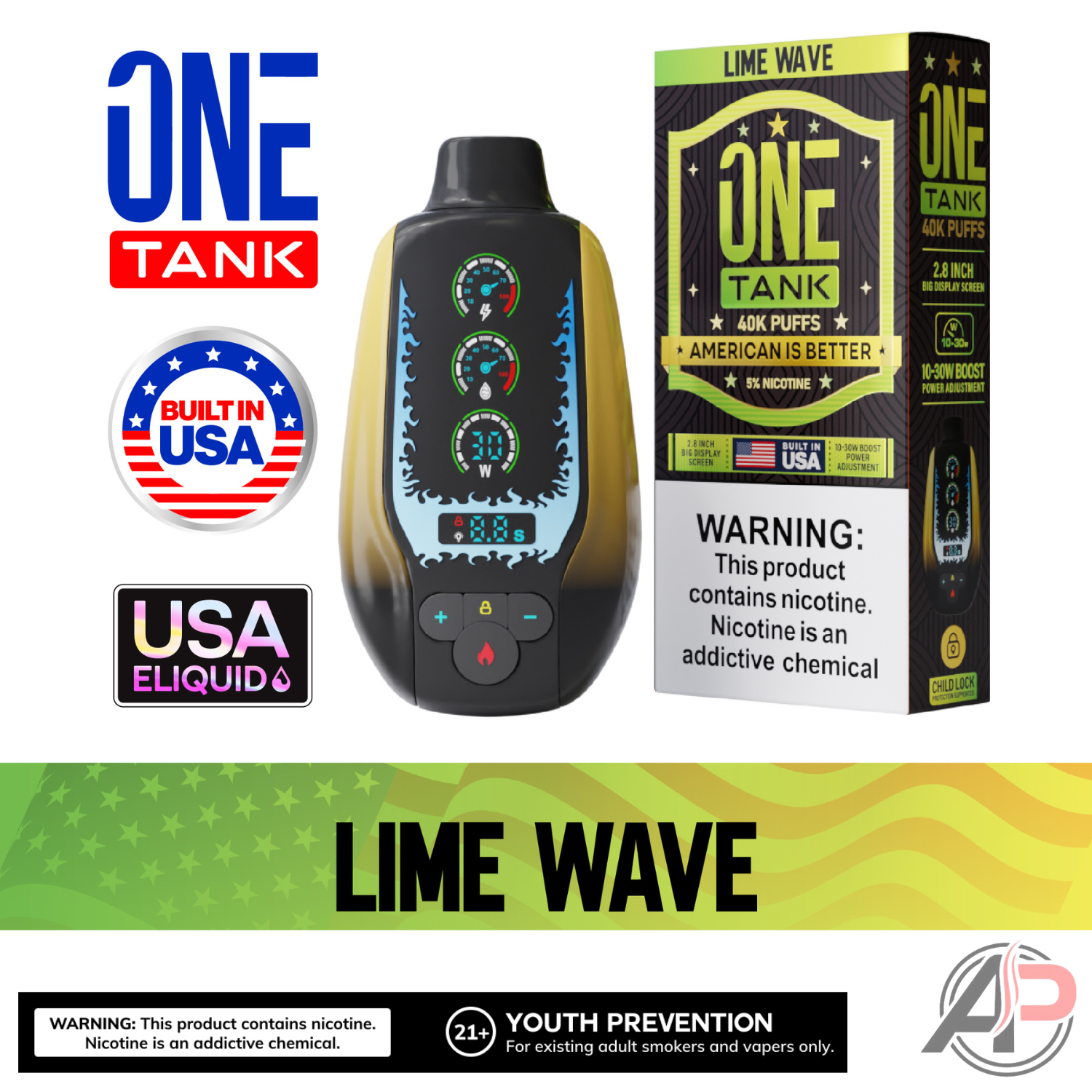 One Tank 40,000 Puffs Disposable Vape Device