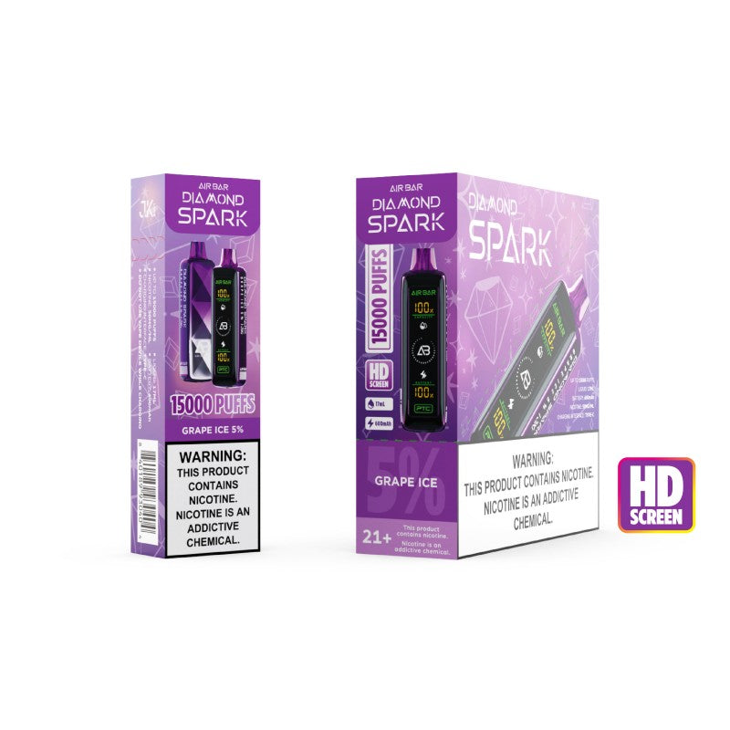 Air Bar Diamond Spark 15000 Puffs Disposable Vape Apvs Air Bar Diamond Spark 15000 Puffs Disposable Vape Apvs