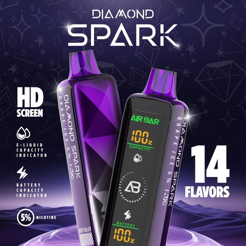 Air Bar Diamond Spark 15000 Puffs Disposable Vape Device