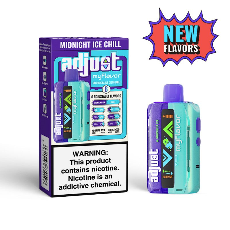 Adjust MyFlavor 40K Puffs Disposable Vape Device Midnight Ice Chill