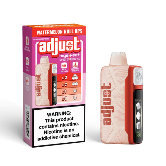 Adjust MySweet 40K Puffs Disposable Vape Device Watermelon Roll Ups