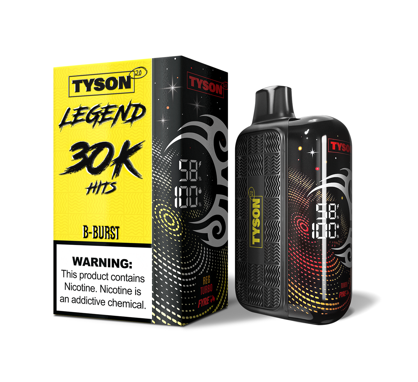 Tyson 2.0 Legend 30,000 Puffs Disposable Vape Device