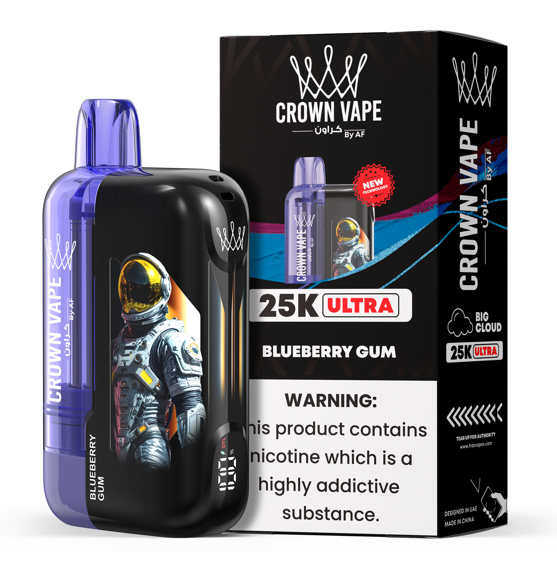 Al Fakher Crown Bar Ultra 25000 Puffs Disposable Vape Device