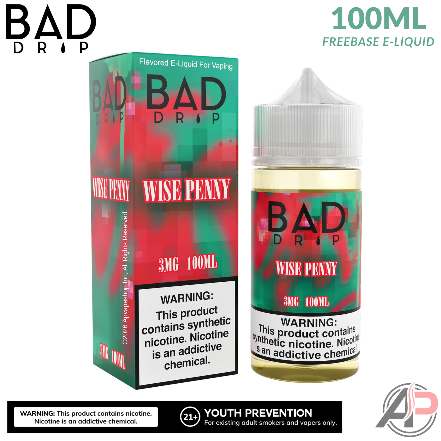 Bad Drip Labs Wise Penny E-Liquid 100mL