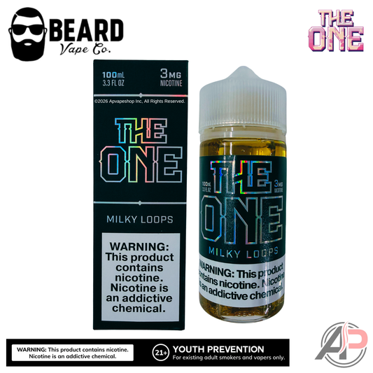 The One Milky Loops E-Liquid Beard Vape Co 100mL