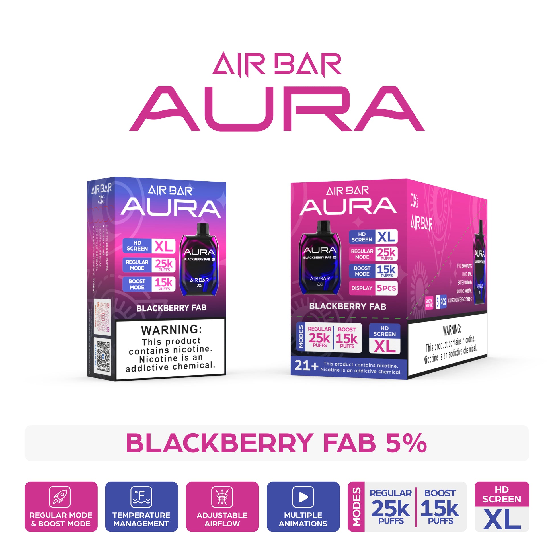 Air Bar Aura 25000 Puffs Disposable Vape Device Apvs Air Bar Aura 25000 Puffs Disposable Vape Device Apvs