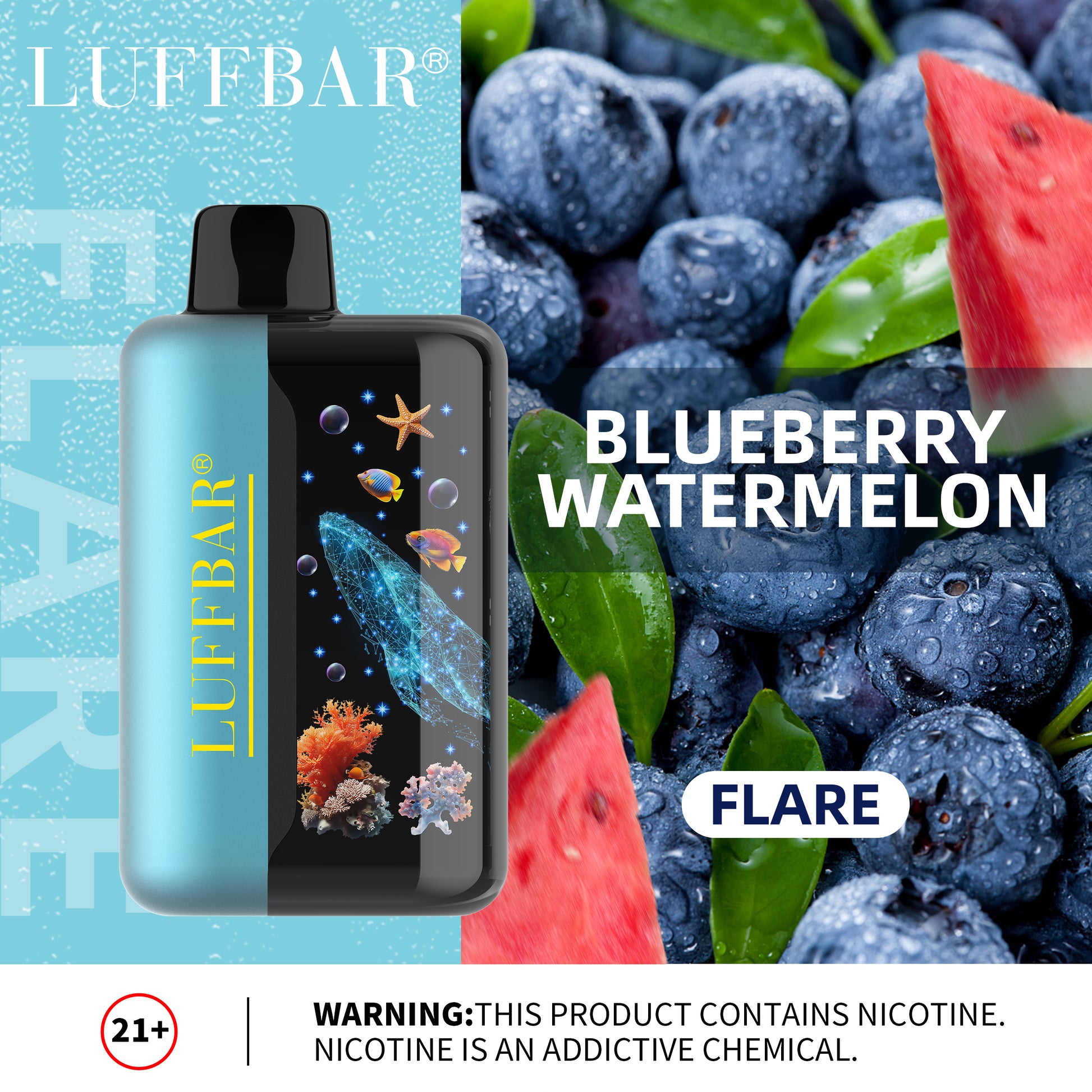 Luffbar Flare 40000 Puffs Disposable Vape Device