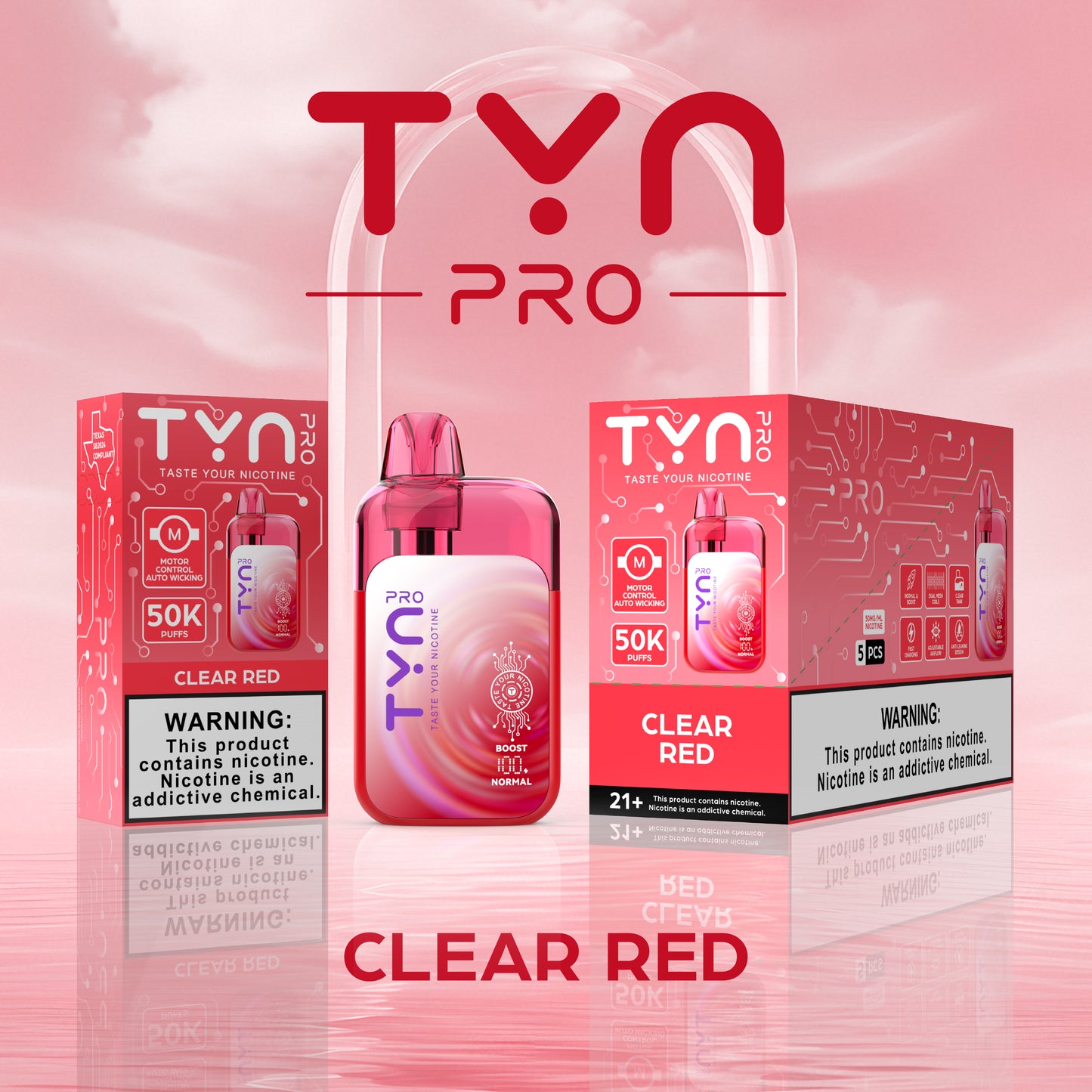 Tyn Pro 50,000 Puffs Disposable Vape Device