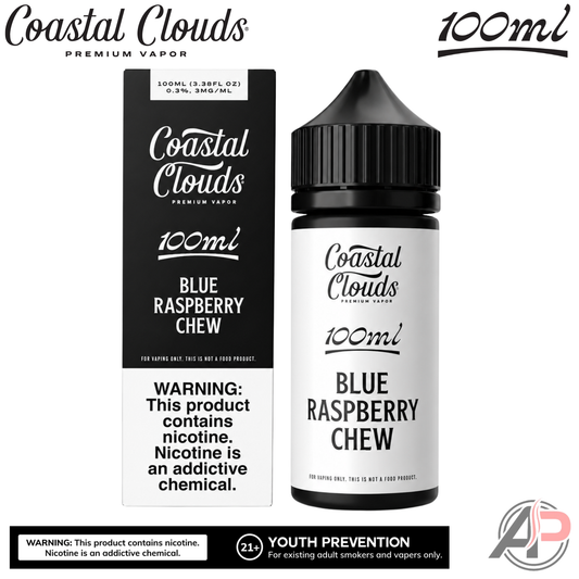 Coastal Clouds Blue Raspberry Chew E-Liquid 100mL