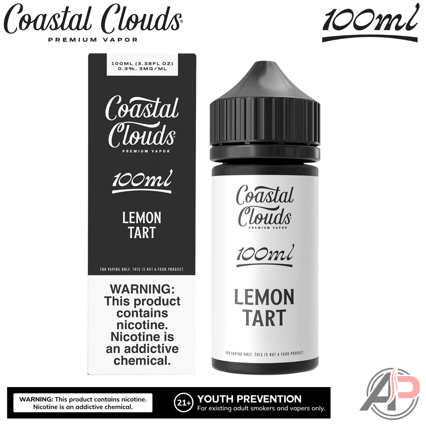Coastal Clouds Lemon Tart E-Liquid 100mL