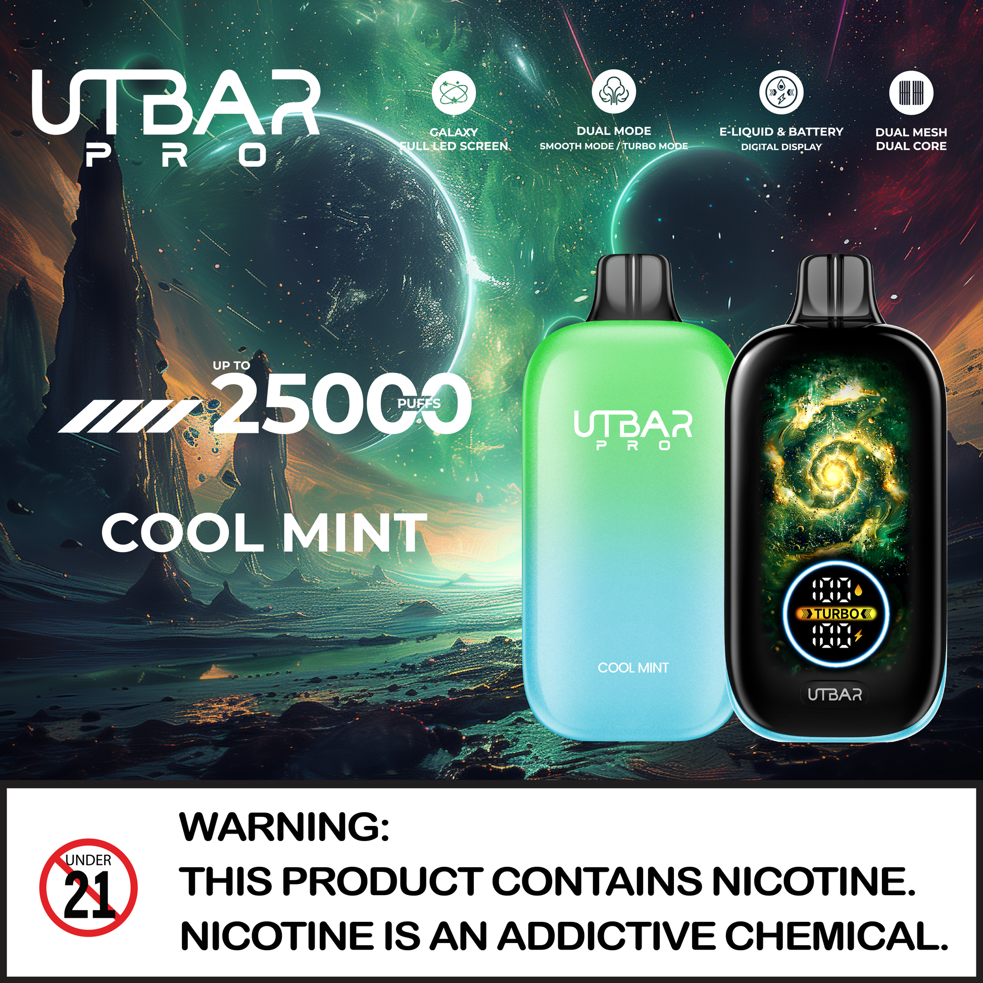 Flum UT Bar Pro 25000 Puffs Disposable Vape Device Apvs Flum UT Bar Pro 25000 Puffs Disposable Vape Device Apvs