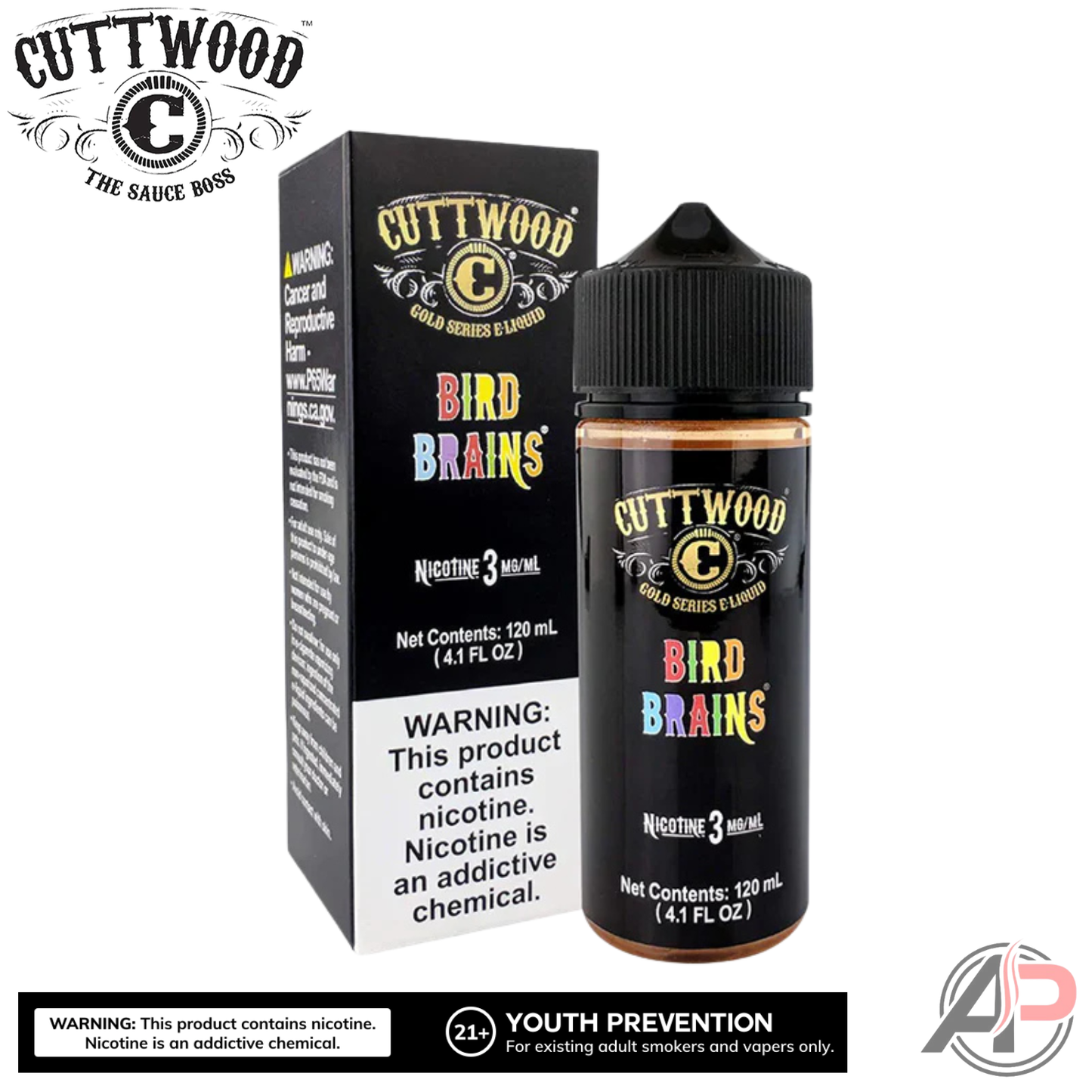 Cuttwood Bird Brains E-Liquid 120mL