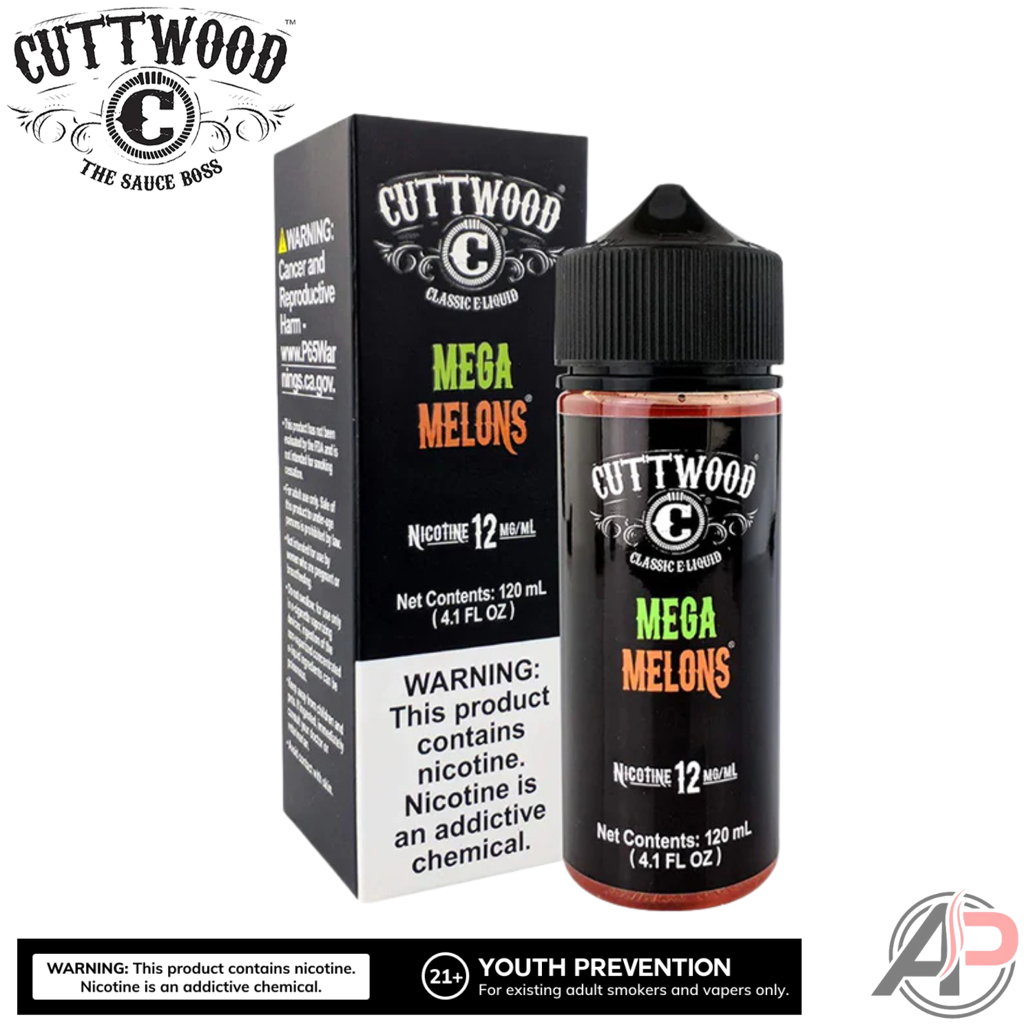 Cuttwood Mega Melons E-Liquid 120mL