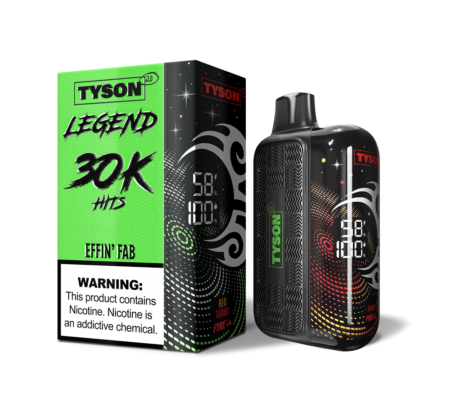 Tyson 2.0 Legend 30,000 Puffs Disposable Vape Device