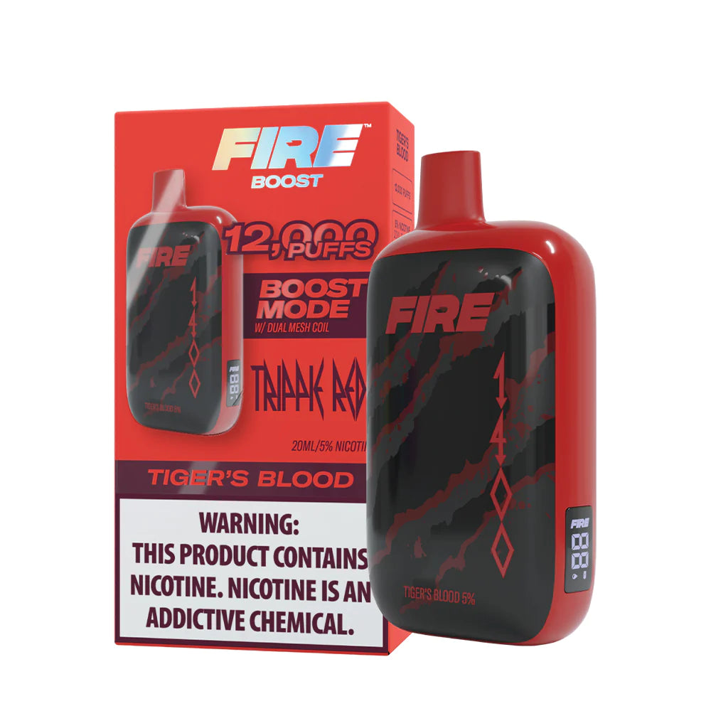 Fire Boost 12000 Puff Disposable Vape Device