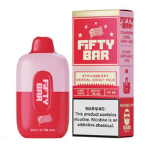 Load image into Gallery viewer, Fifty Bar 6500 Puff Disposable Vape Device
