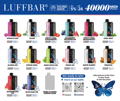 Luffbar Flare 40000 Puffs Disposable Vape Device