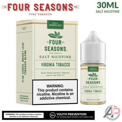 Four Seasons Virginia Tobacco Salt Nicotine 30mL