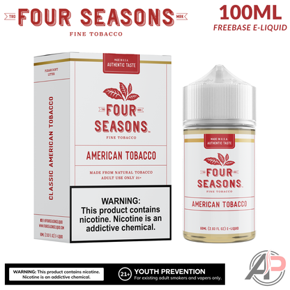 Four Seasons American Tobacco E-Liquid 60mL