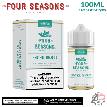 Four Seasons Menthol Tobacco E-Liquid 60mL