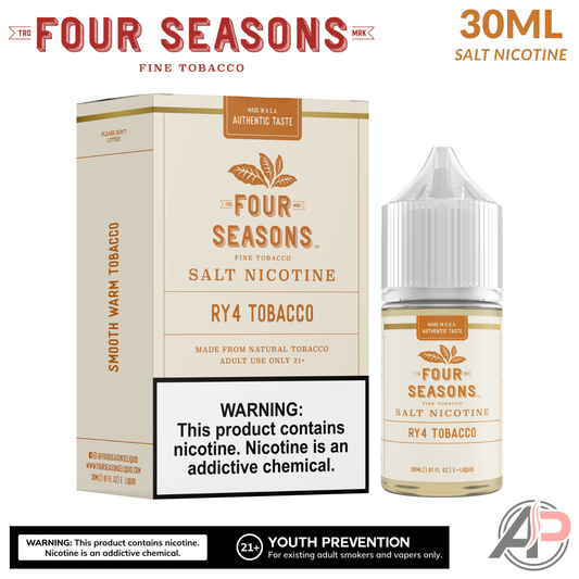 Four Seasons RY4 Tobacco Salt Nicotine 30mL