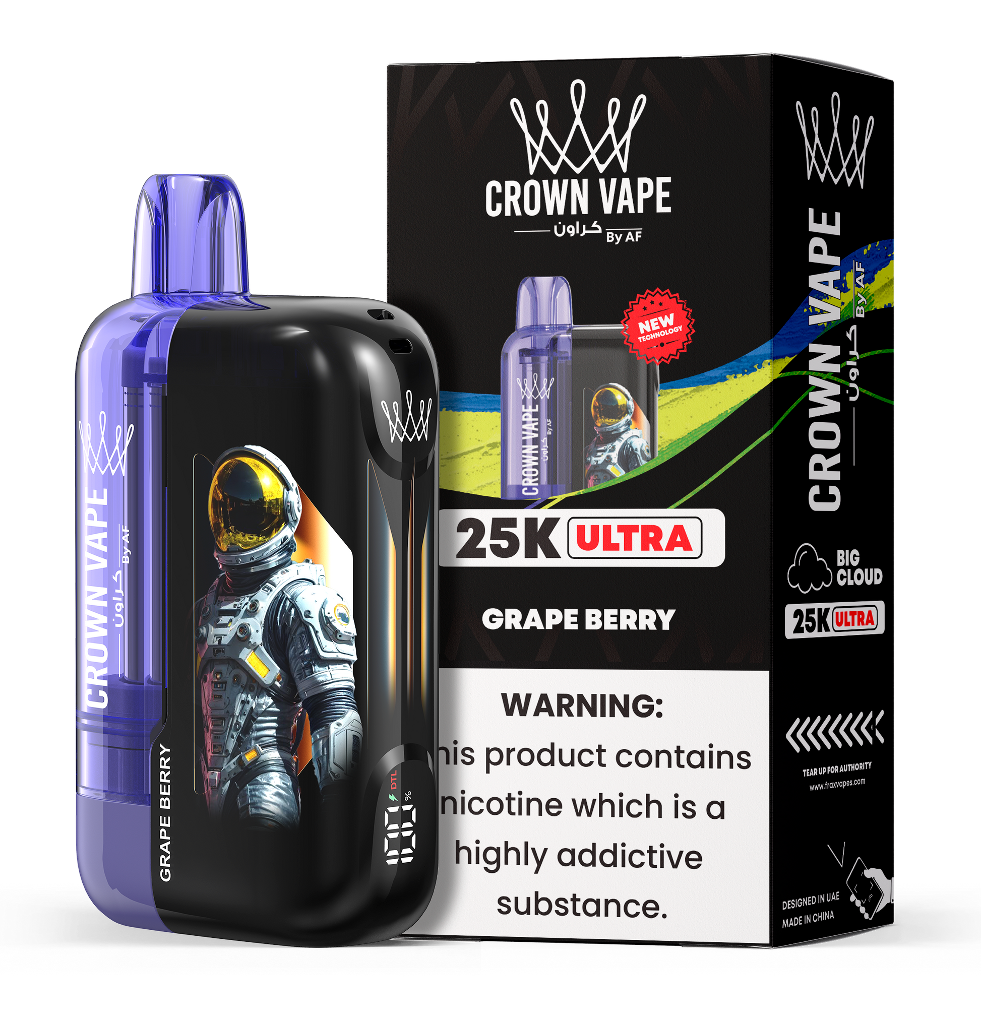 Al Fakher Crown Bar Ultra 25000 Puffs Disposable Vape Device