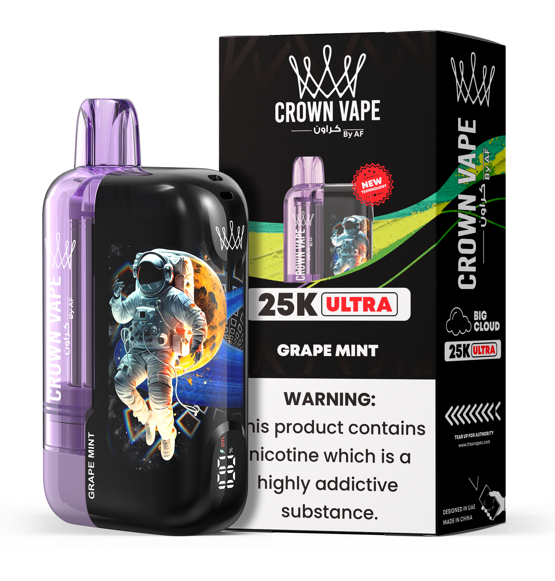Al Fakher Crown Bar Ultra 25000 Puffs Disposable Vape Device
